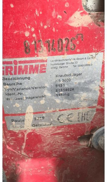 GRIMME KS3600 - Máquina para batata: foto 4 GRIMME KS3600 - Máquina para batata: foto 4