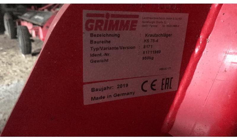 GRIMME KS75/4 - Máquina para batata: foto 5 GRIMME KS75/4 - Máquina para batata: foto 5
