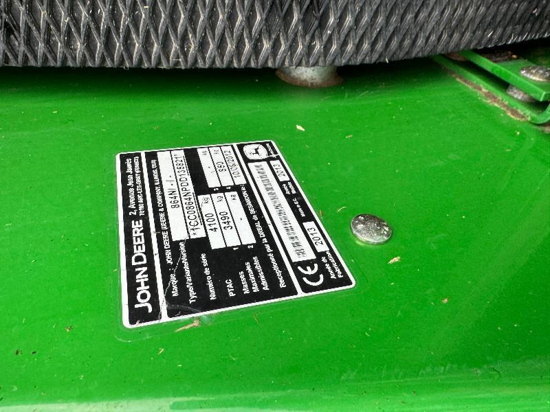 Enfardadeira de fardos redondos JOHN DEERE 864: foto 7
