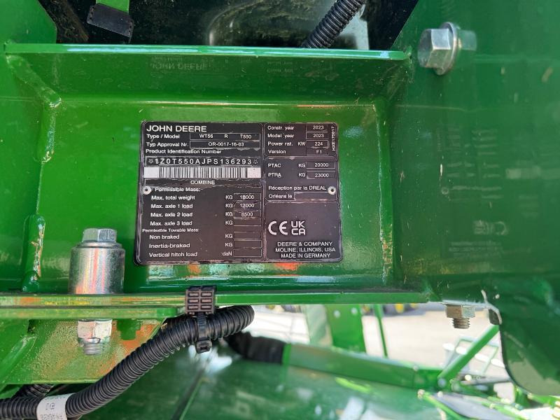 JOHN DEERE T550 - Ceifeira debulhadora: foto 4 JOHN DEERE T550 - Ceifeira debulhadora: foto 4