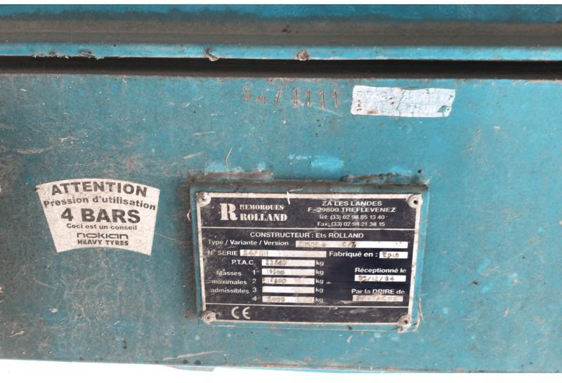 ROLLAND RS6835 - Reboque basculante agrícola: foto 3 ROLLAND RS6835 - Reboque basculante agrícola: foto 3