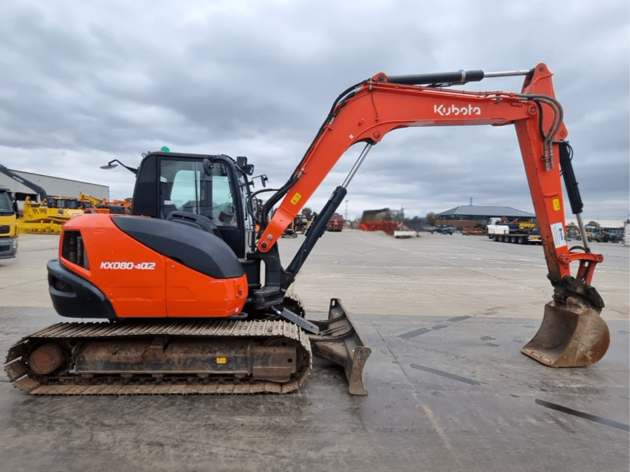 Kubota KX080-4A2 Excavator, TOP !!! - Mini escavadeira: foto 5 Kubota KX080-4A2 Excavator, TOP !!! - Mini escavadeira: foto 5