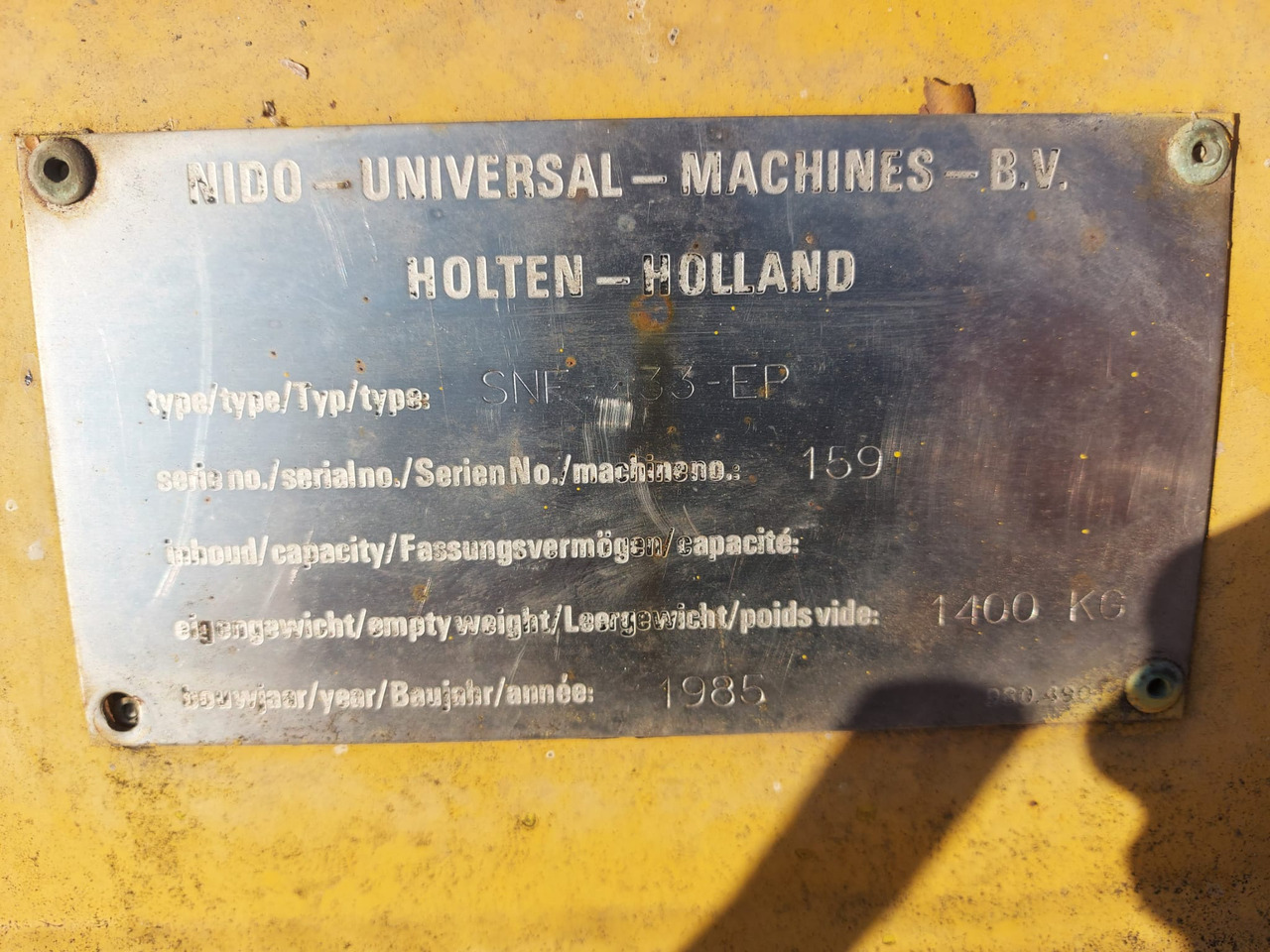 Lâmina limpa-neves Nido Plow / Snow Blade / – Nido Universal Electrohidraulik – Sn 159: foto 9