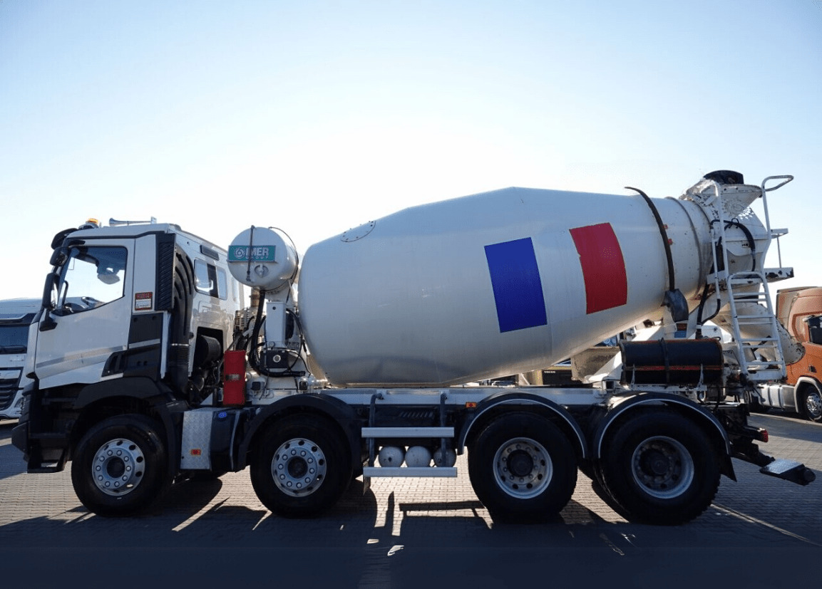 Renault C 430 8×4 Beton Mixer 9m3, TOP !!! - Camião betoneira: foto 4 Renault C 430 8×4 Beton Mixer 9m3, TOP !!! - Camião betoneira: foto 4