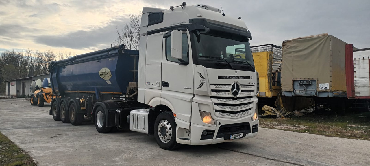 Tractor Head Mercedes-Benz Actros (2013) + Semi-trailer Tipper Meiller – Kipper (2005) - Tractor: foto 2 Tractor Head Mercedes-Benz Actros (2013) + Semi-trailer Tipper Meiller – Kipper (2005) - Tractor: foto 2