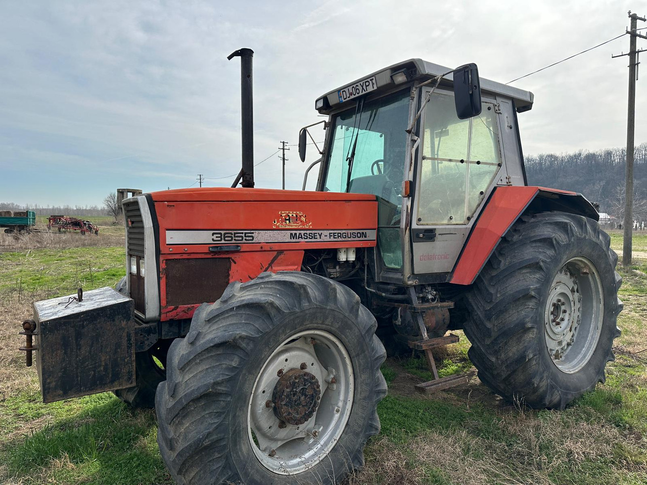 Tractor agricol Massey Ferguson 3655 - Trator: foto 1 Tractor agricol Massey Ferguson 3655 - Trator: foto 1