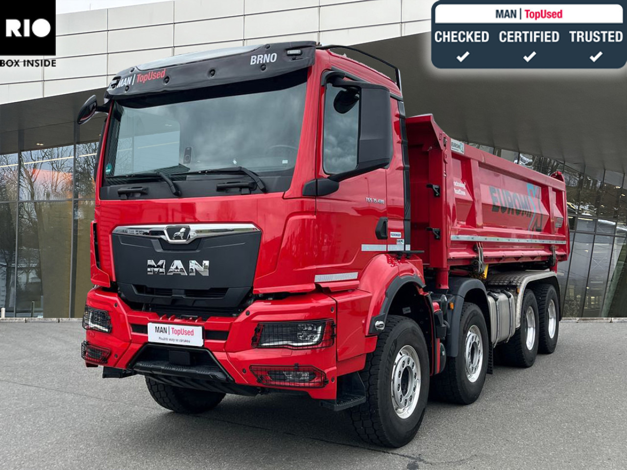 MAN TGS 35.480 8x4 BB CH WARRANTY 4/2027 Euro6 Klima - Camião basculante: foto 1 MAN TGS 35.480 8x4 BB CH WARRANTY 4/2027 Euro6 Klima - Camião basculante: foto 1