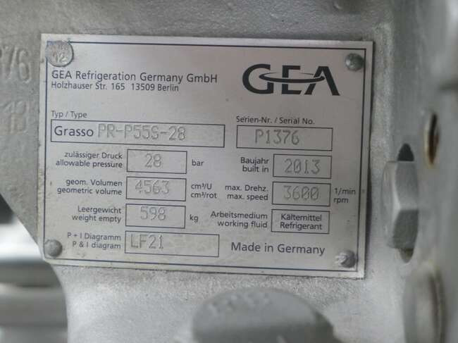 Equipamento de processamento de alimentos JBT FoodTech compressor rack FRIGoPACK FPL150G var: foto 7