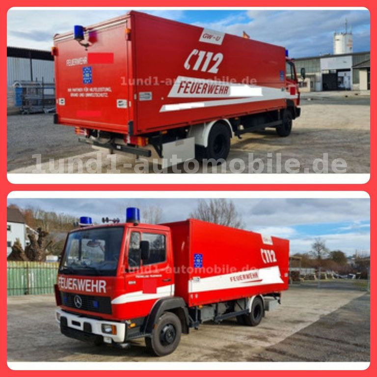 Mercedes-Benz 814 Feuerwehr GWG Edelstahl nur orig. 16.200km 814 Feuerwehr GWG Edelstahl nur orig. 16.200km - Carro de bombeiro: foto 1 Mercedes-Benz 814 Feuerwehr GWG Edelstahl nur orig. 16.200km 814 Feuerwehr GWG Edelstahl nur orig. 16.200km - Carro de bombeiro: foto 1