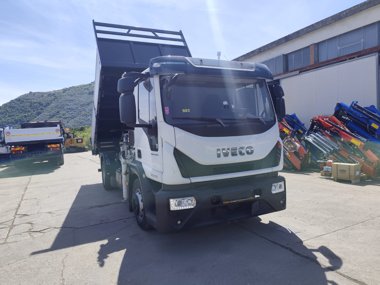 Camião basculante, Camião grua IVECO EUROCARGO 140-250: foto 33