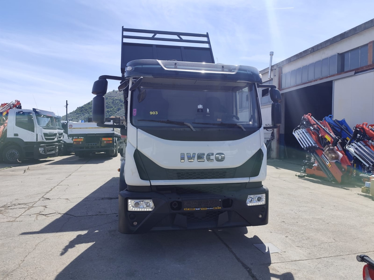 Camião basculante, Camião grua IVECO EUROCARGO 140-250: foto 34