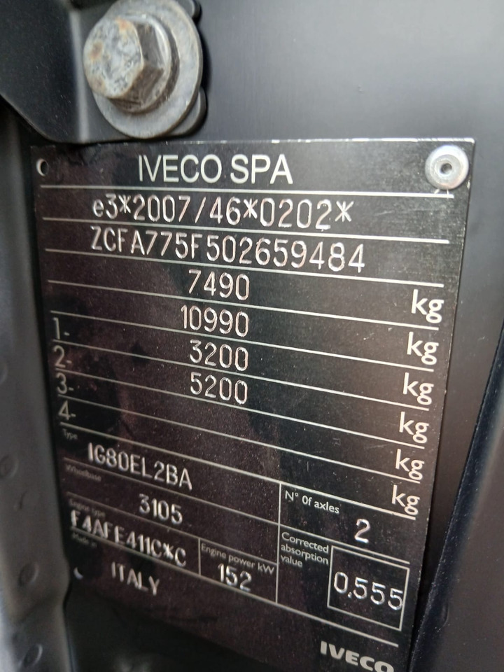 Camião basculante IVECO EUROCARGO 75-210: foto 26