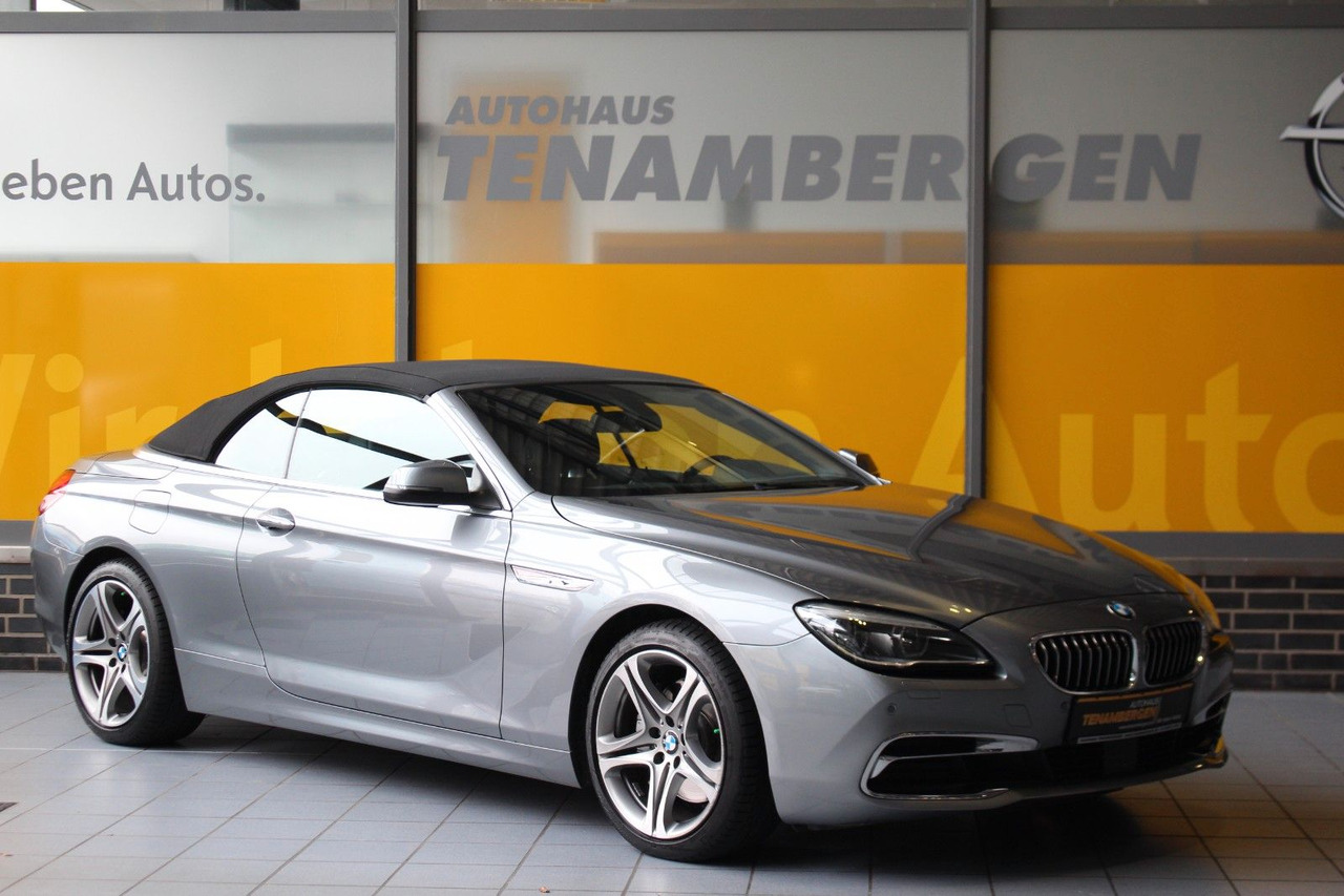 BMW 640d xDrive Cabrio Leder Memory Kamera H&K - Automóvel: foto 1 BMW 640d xDrive Cabrio Leder Memory Kamera H&K - Automóvel: foto 1