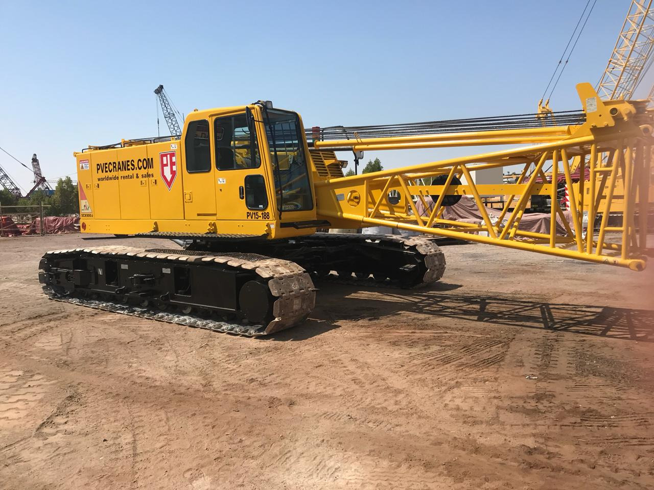 Guindaste sobre esteiras Hitachi-Sumitomo SCX800-2: foto 6