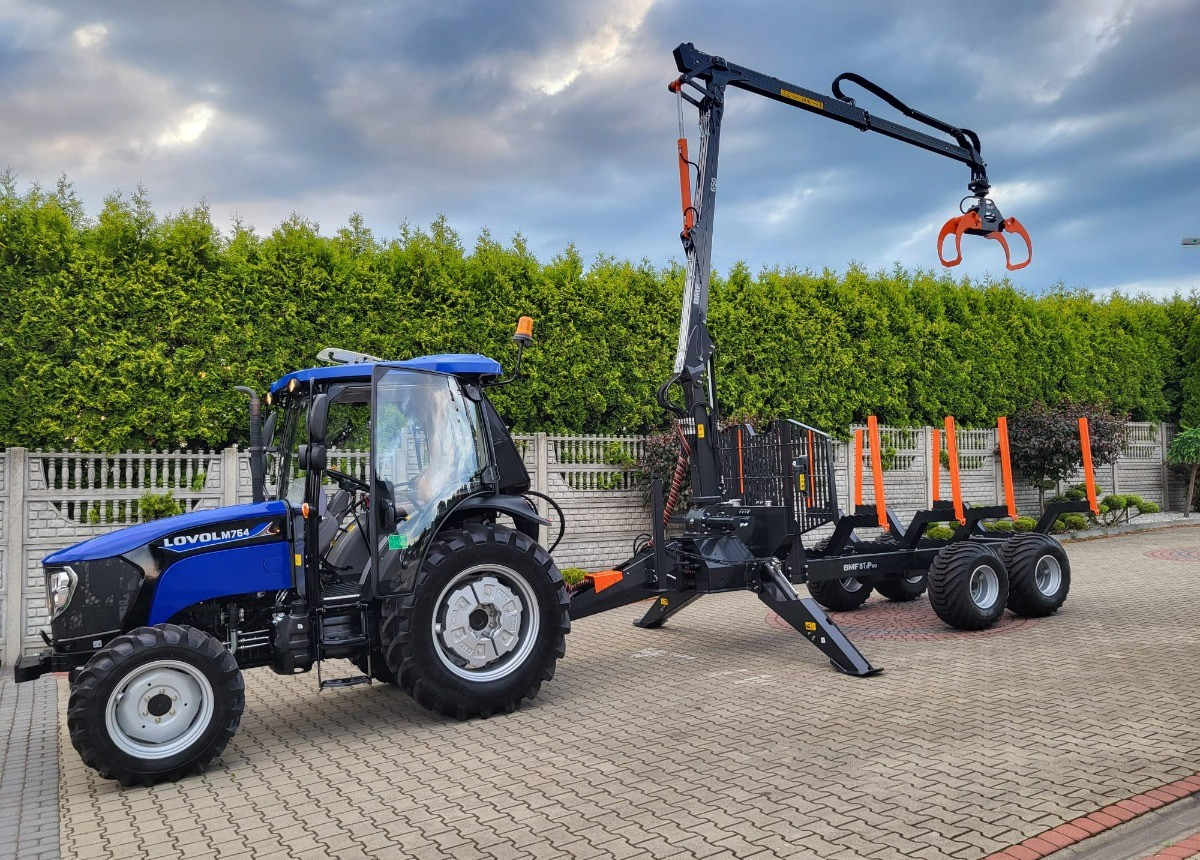 Harvester novo LOVOL Zestaw Traktor LOVOL M755 Przyczepa do drewna BMF 8TPro Stan Nowy Fabryczny: foto 10