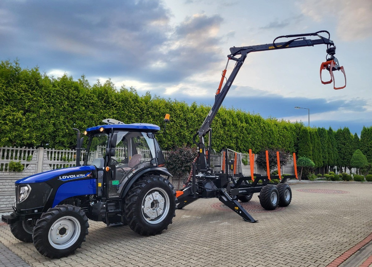Harvester novo LOVOL Zestaw Traktor LOVOL M755 Przyczepa do drewna BMF 8TPro Stan Nowy Fabryczny: foto 12