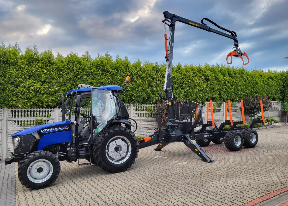 Harvester novo LOVOL Zestaw Traktor LOVOL M755 Przyczepa do drewna BMF 8TPro Stan Nowy Fabryczny: foto 6