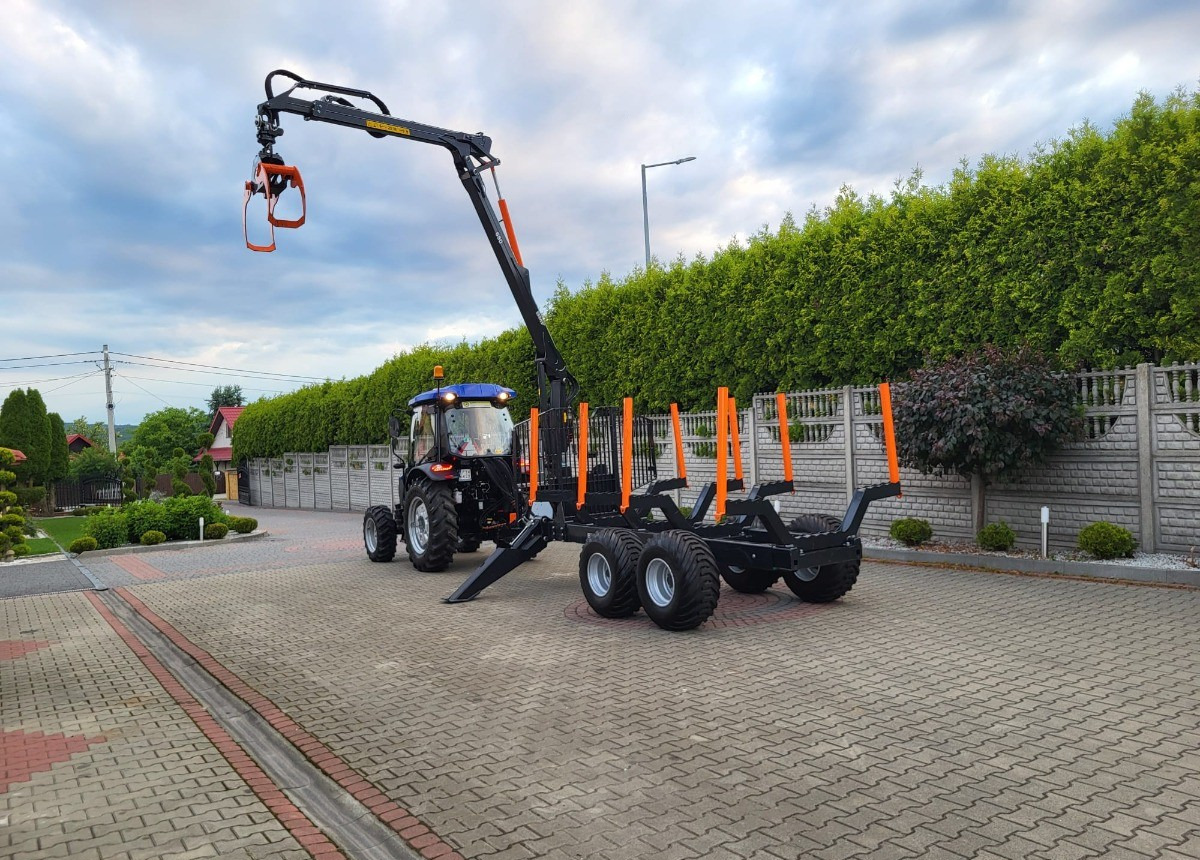 Harvester novo LOVOL Zestaw Traktor LOVOL M755 Przyczepa do drewna BMF 8TPro Stan Nowy Fabryczny: foto 7