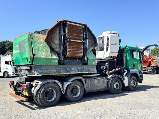 MAN TGS 35.540 8x4 mit Komptech-Zusatzeinheit - Equipamento florestal, Camião: foto 3 MAN TGS 35.540 8x4 mit Komptech-Zusatzeinheit - Equipamento florestal, Camião: foto 3