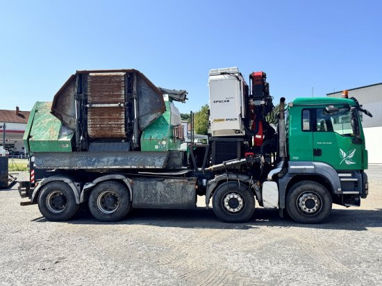 MAN TGS 35.540 8x4 mit Komptech-Zusatzeinheit - Equipamento florestal, Camião: foto 4 MAN TGS 35.540 8x4 mit Komptech-Zusatzeinheit - Equipamento florestal, Camião: foto 4