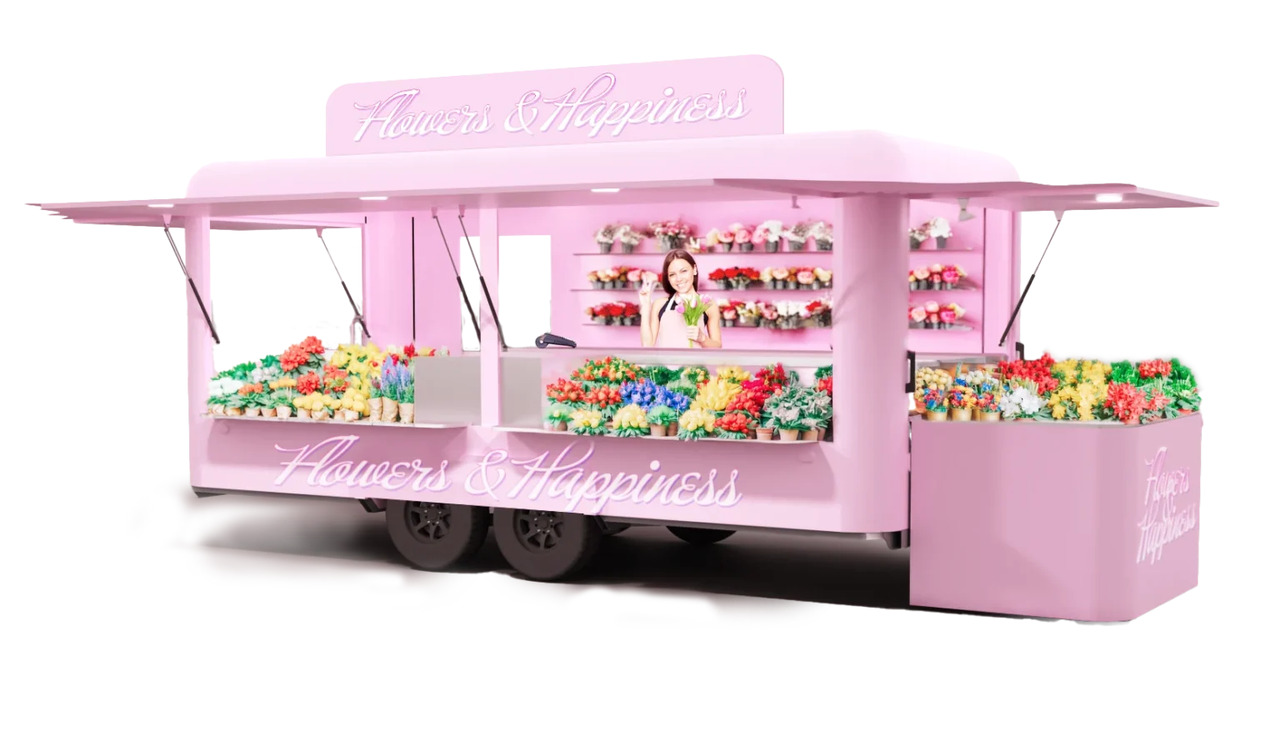 Deli Star Trailer 6000 Flower & General Sales - EU Standards - Roulote bar: foto 1 Deli Star Trailer 6000 Flower & General Sales - EU Standards - Roulote bar: foto 1
