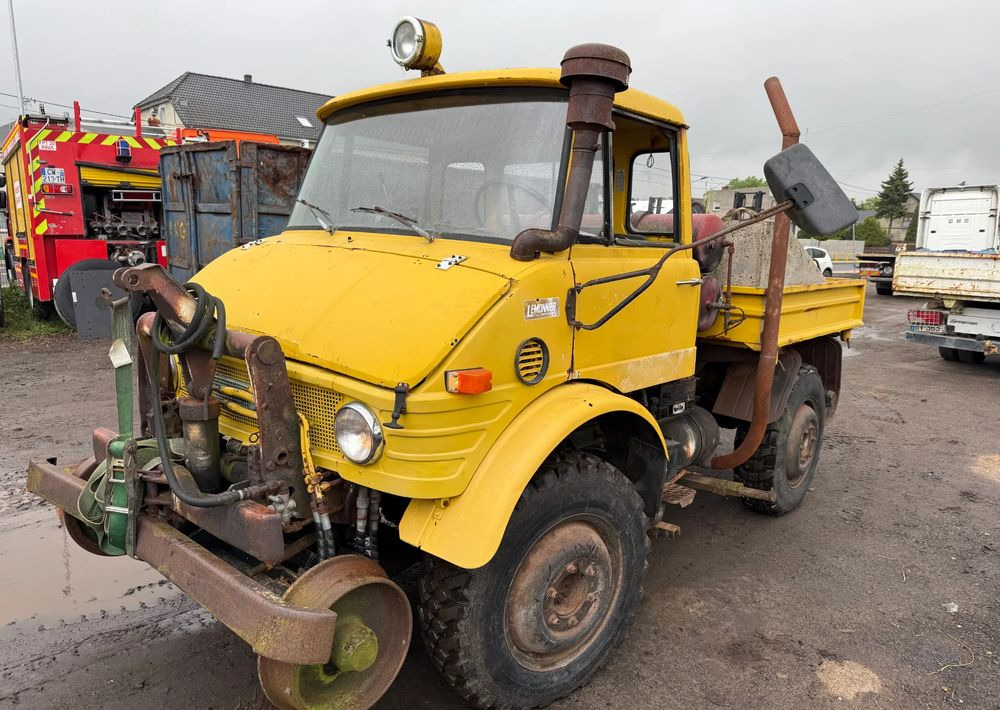 Mercedes-Benz UNIMOG 406B - Camião de caixa aberta/ Plataforma: foto 1 Mercedes-Benz UNIMOG 406B - Camião de caixa aberta/ Plataforma: foto 1