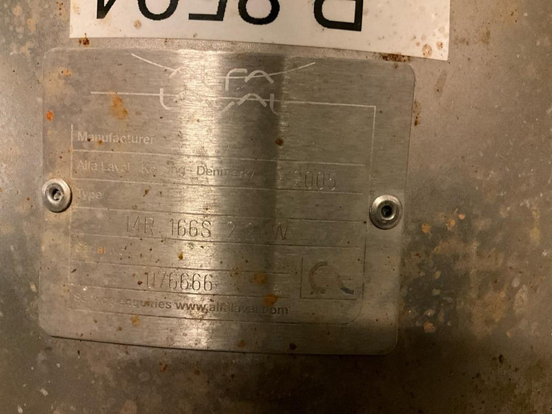 Alfa Romeo Laval - Máquina para metal: foto 3 Alfa Romeo Laval - Máquina para metal: foto 3