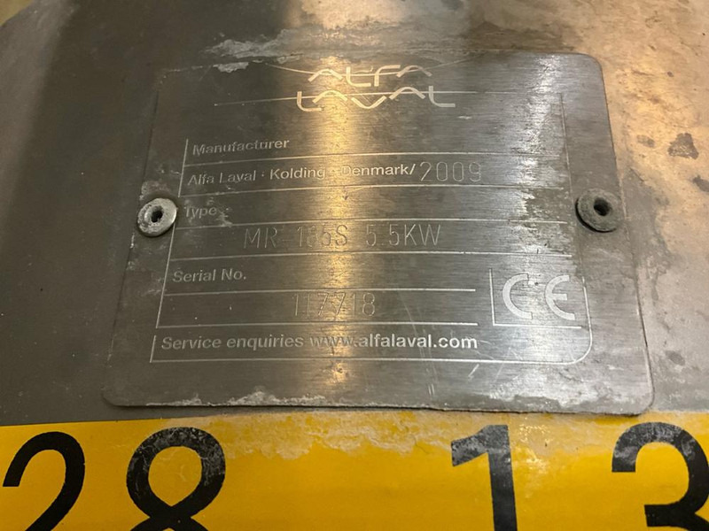Alfa Romeo Laval MR 185S - Compressor de ar: foto 3 Alfa Romeo Laval MR 185S - Compressor de ar: foto 3