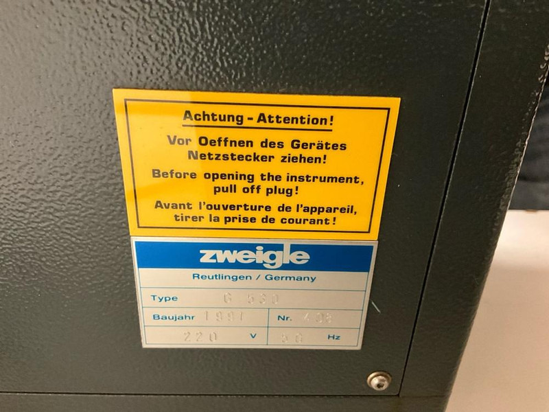 Zweigle G530 - Equipamento industrial: foto 5 Zweigle G530 - Equipamento industrial: foto 5