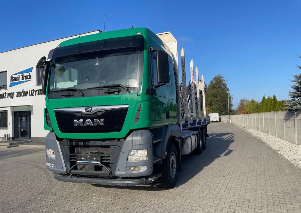 MAN TGX 26.500, 6x4, HDS EPSILOM M12Z, do transportu drewna. - Camião de transporte de madeira: foto 1 MAN TGX 26.500, 6x4, HDS EPSILOM M12Z, do transportu drewna. - Camião de transporte de madeira: foto 1
