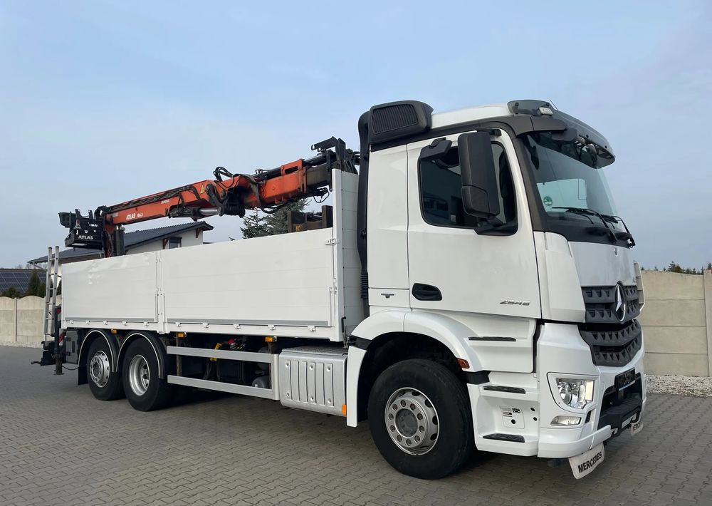 Mercedes-Benz Arocs 2545, HDS ATLAS 186.3 - PILOT - Camião grua, Camião de caixa aberta/ Plataforma: foto 4 Mercedes-Benz Arocs 2545, HDS ATLAS 186.3 - PILOT - Camião grua, Camião de caixa aberta/ Plataforma: foto 4