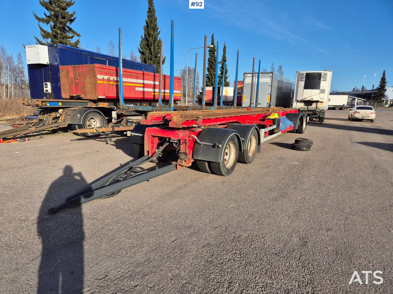 Matec Vaihtolavaperävaunu 4-akselinen - Reboque: foto 1 Matec Vaihtolavaperävaunu 4-akselinen - Reboque: foto 1