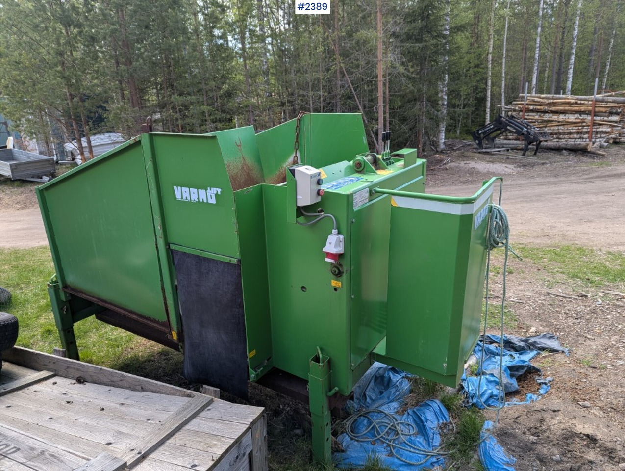 Máquina para produção de feno Bale shredder / Bale cutter Varmo Lift PPNL: foto 7