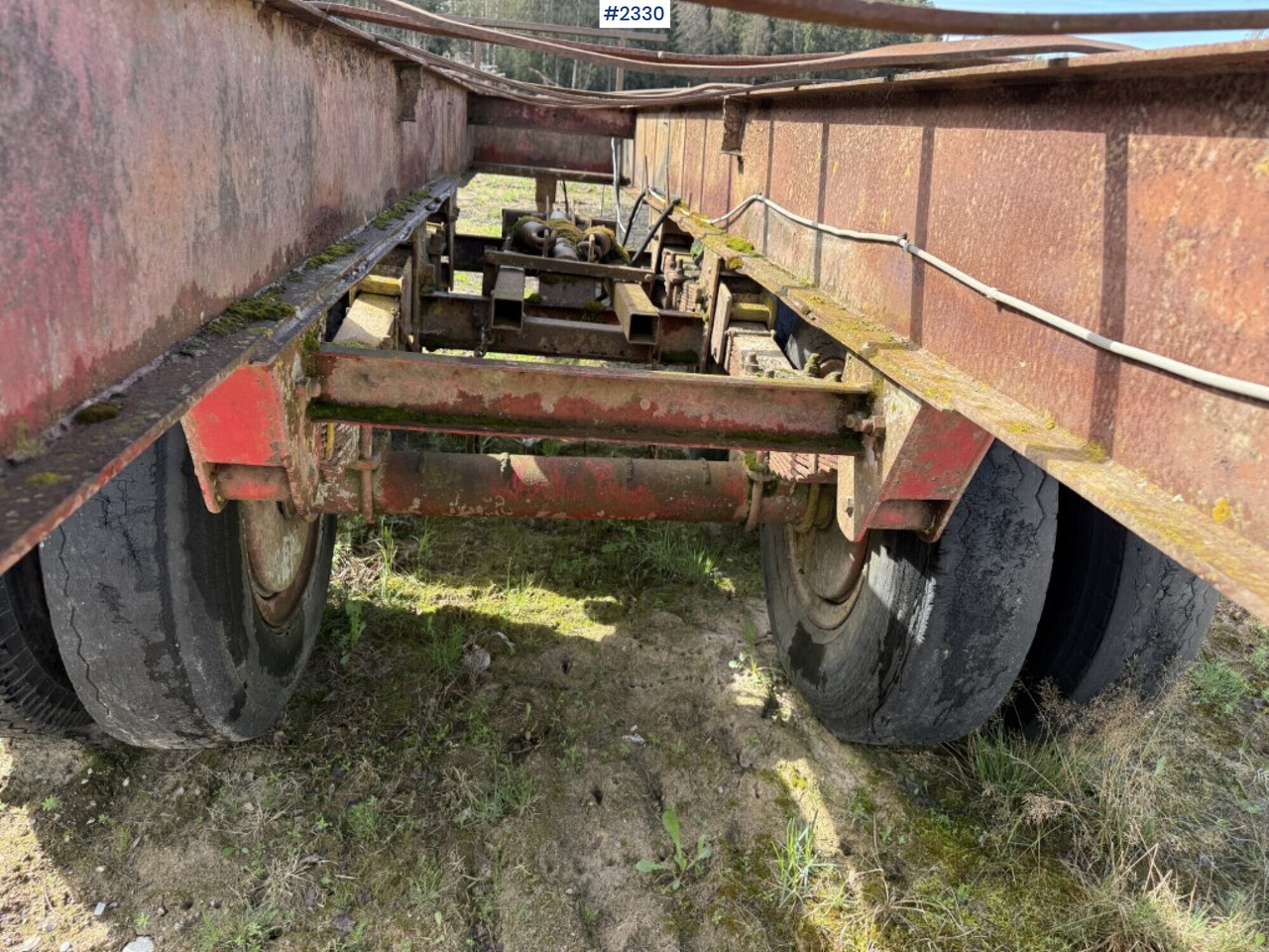 Reboque basculante agrícola Bale transport Boggie: foto 7
