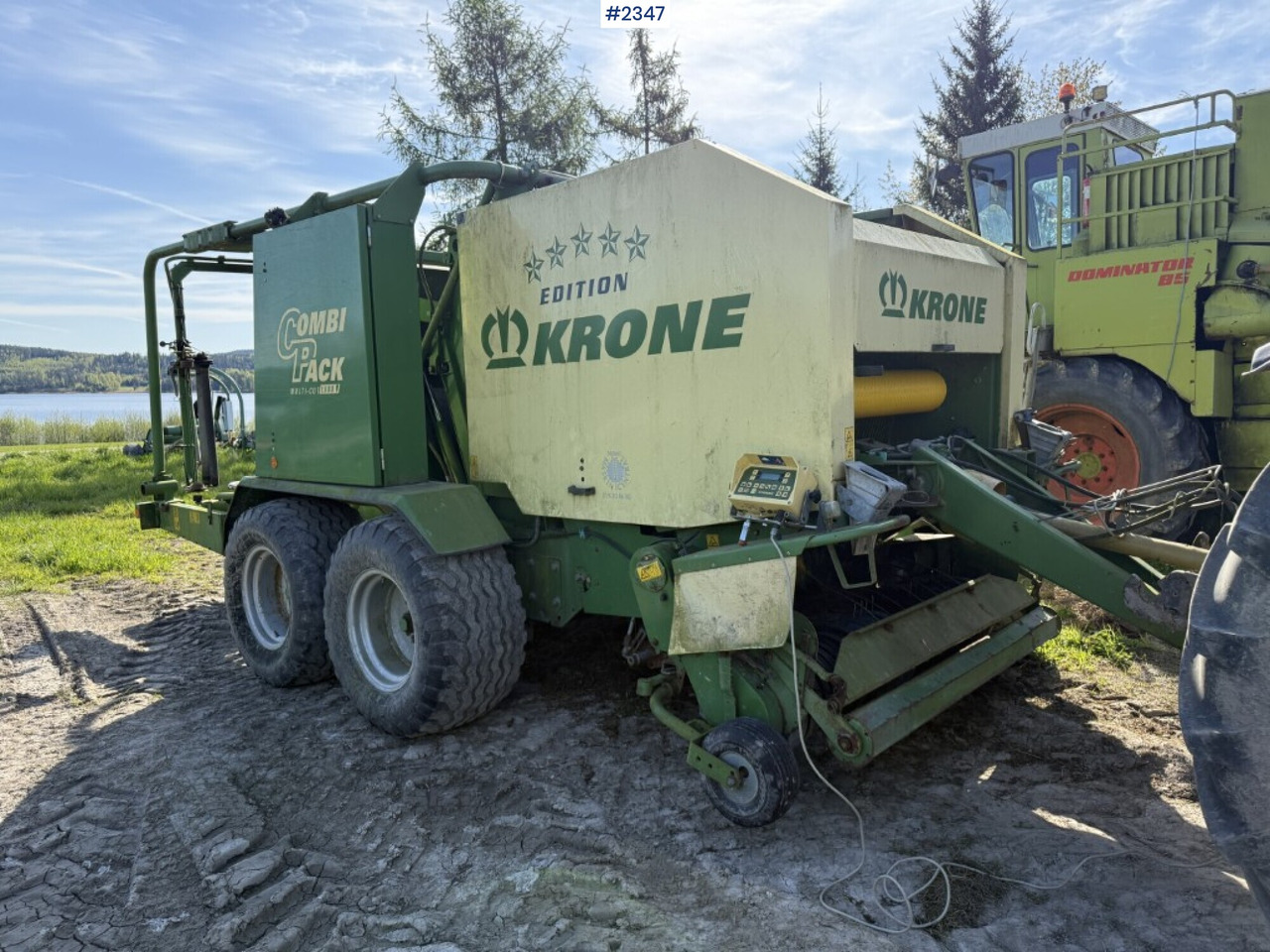 Baler Krone Combi pack Multi-Cut 1500 - Máquina para produção de feno: foto 2 Baler Krone Combi pack Multi-Cut 1500 - Máquina para produção de feno: foto 2