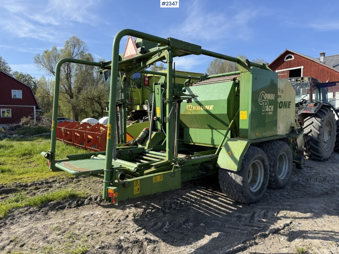 Baler Krone Combi pack Multi-Cut 1500 - Máquina para produção de feno: foto 4 Baler Krone Combi pack Multi-Cut 1500 - Máquina para produção de feno: foto 4