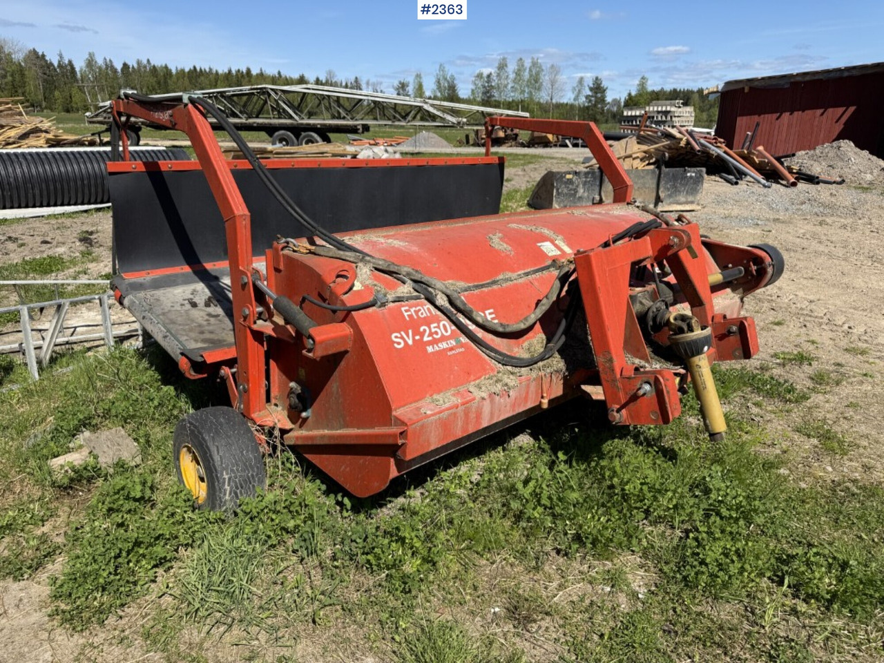 Fransgård SV 250 swath aerator with swath rake - Máquina para produção de feno: foto 3 Fransgård SV 250 swath aerator with swath rake - Máquina para produção de feno: foto 3