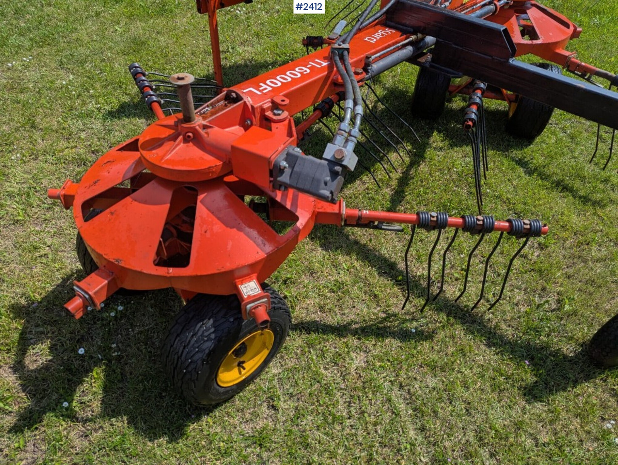 Máquina para produção de feno Front Rotary Rake Fransgård TI-6000FL: foto 9