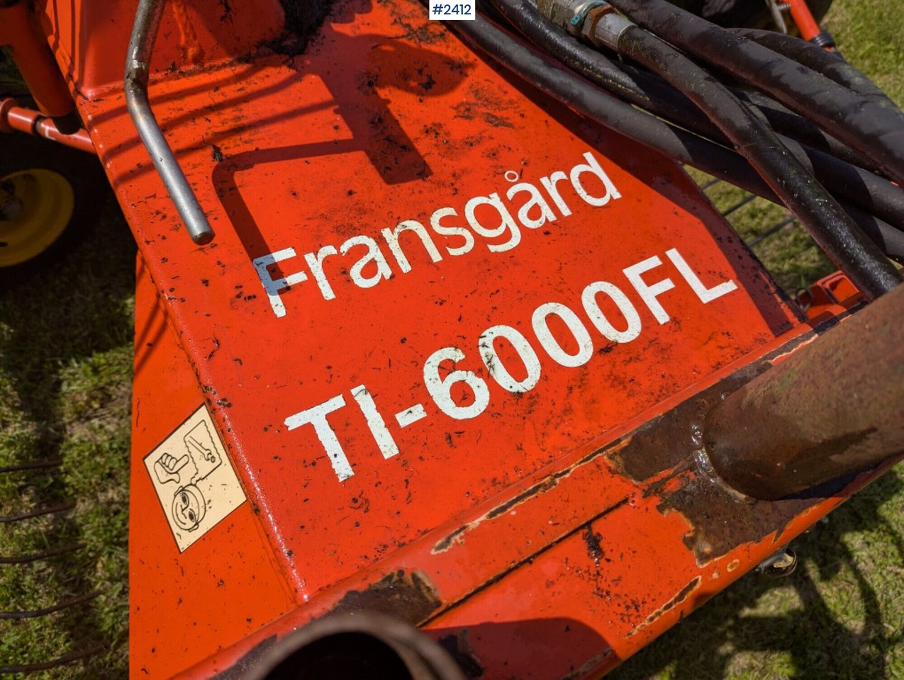 Máquina para produção de feno Front Rotary Rake Fransgård TI-6000FL: foto 12