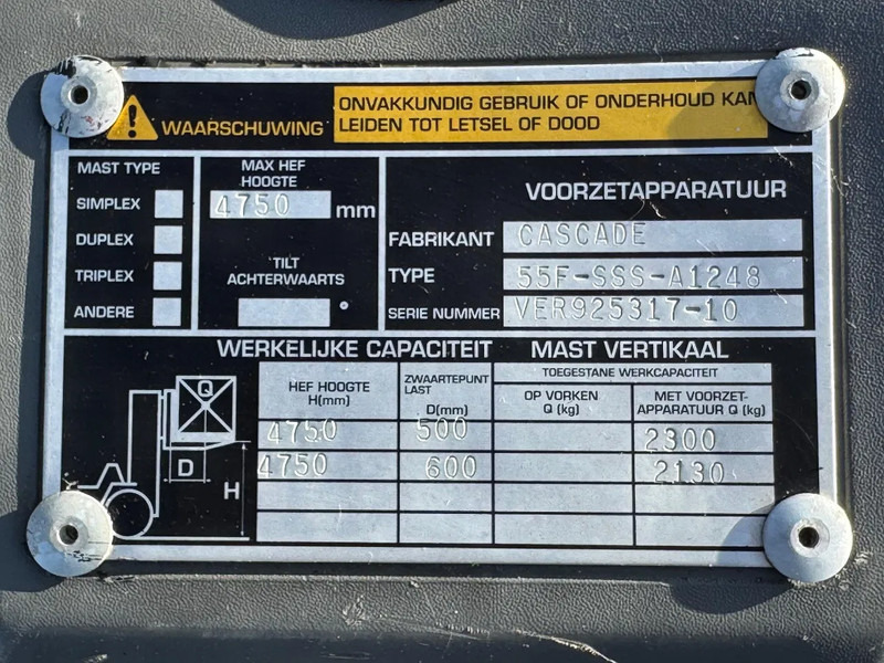 Leasing de Mitsubishi Triplo Freelift FG25N Mitsubishi Triplo Freelift FG25N: foto 12