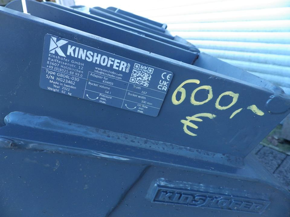 Kinshofer Tieflöffel MS03 300 mm GÜNSTIG - Balde escavadora por Máquina de construção: foto 5 Kinshofer Tieflöffel MS03 300 mm GÜNSTIG - Balde escavadora por Máquina de construção: foto 5