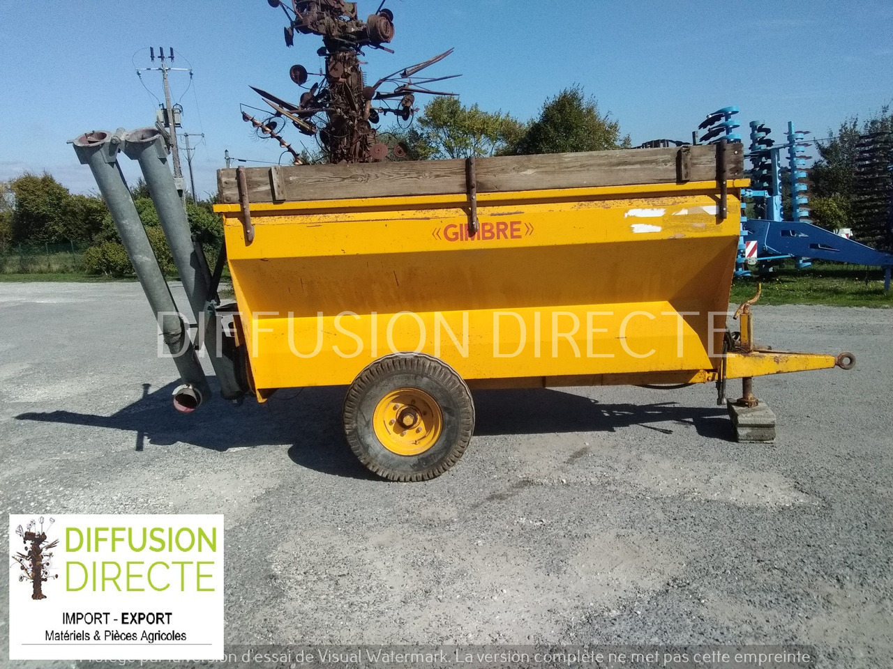 GIMBRE TOMBEREAU 4000 - Reboque basculante: foto 1 GIMBRE TOMBEREAU 4000 - Reboque basculante: foto 1