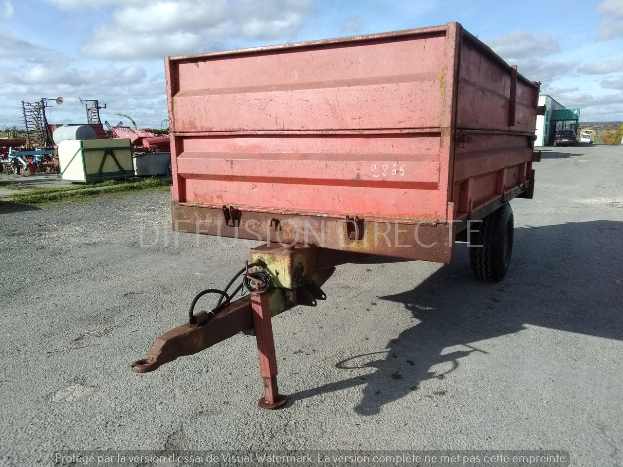 GOYER-CEMA BENNE AGRICOLE 49 - Reboque plataforma/ Caixa aberta: foto 3 GOYER-CEMA BENNE AGRICOLE 49 - Reboque plataforma/ Caixa aberta: foto 3