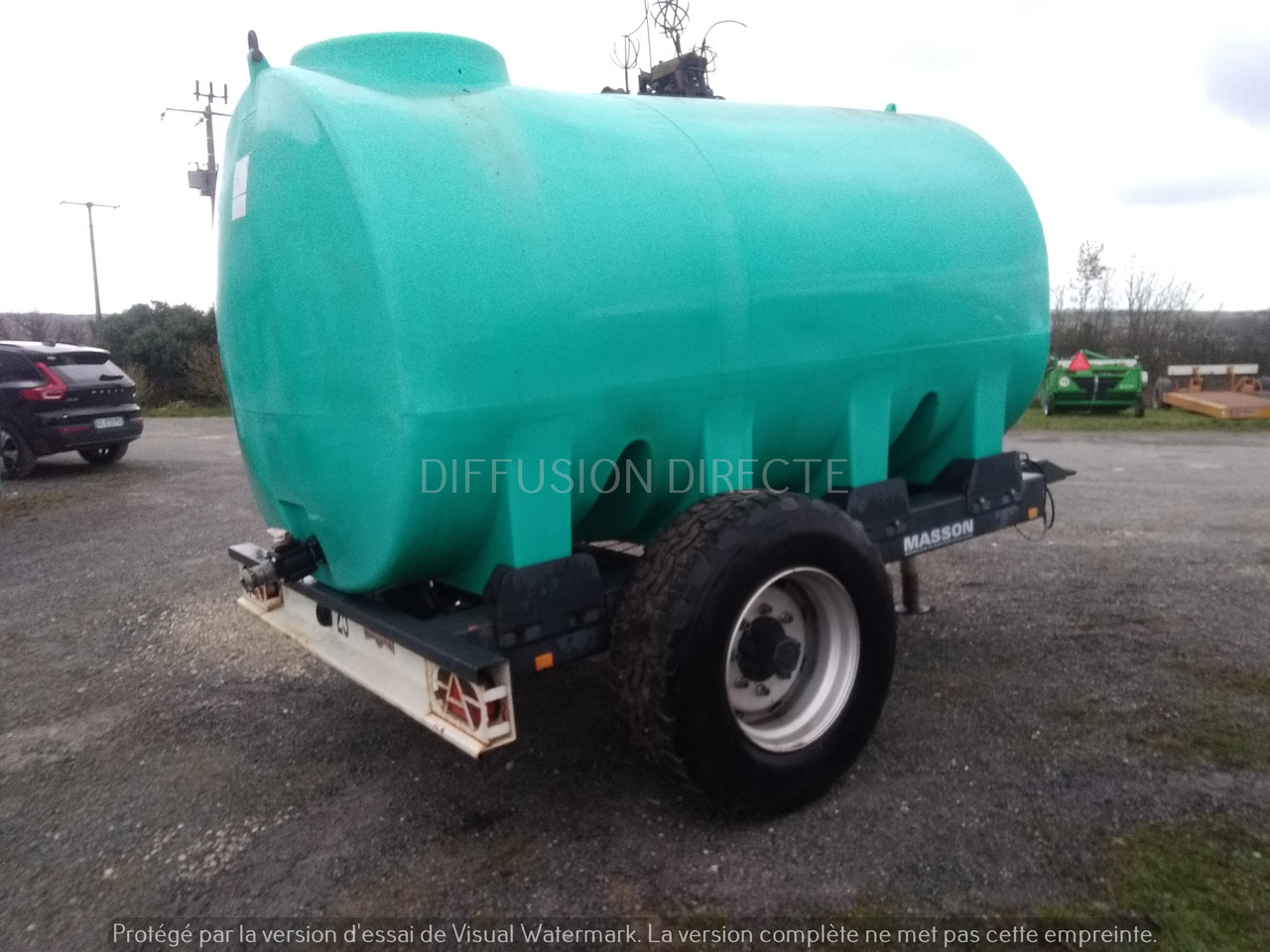 MASSON CITERNE AZOTE ET EAU MSP 80 - Reboque tanque: foto 3 MASSON CITERNE AZOTE ET EAU MSP 80 - Reboque tanque: foto 3