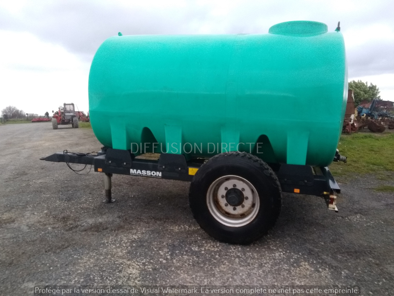 MASSON CITERNE AZOTE ET EAU MSP 80 - Reboque tanque: foto 2 MASSON CITERNE AZOTE ET EAU MSP 80 - Reboque tanque: foto 2