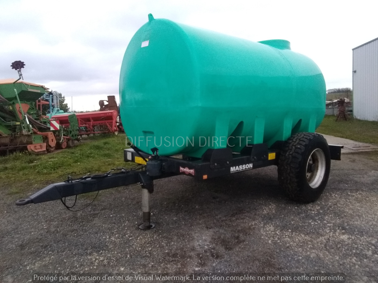MASSON CITERNE AZOTE ET EAU MSP 80 - Reboque tanque: foto 5 MASSON CITERNE AZOTE ET EAU MSP 80 - Reboque tanque: foto 5