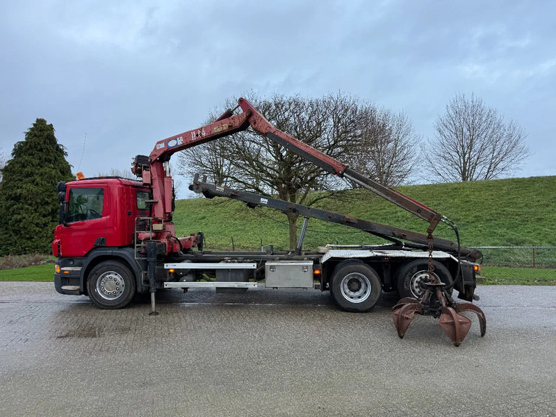 Scania P270 Kabelsysteem HMF Kraan Low KM NL TRUCK 6X2 - Camião grua: foto 2 Scania P270 Kabelsysteem HMF Kraan Low KM NL TRUCK 6X2 - Camião grua: foto 2