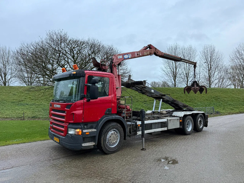 Scania P270 Kabelsysteem HMF Kraan Low KM NL TRUCK 6X2 - Camião grua: foto 4 Scania P270 Kabelsysteem HMF Kraan Low KM NL TRUCK 6X2 - Camião grua: foto 4