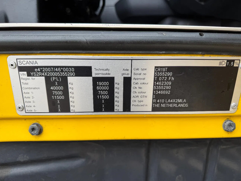 Tractor Scania R410 4x2 retarder Topline Eur6: foto 10
