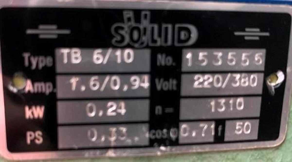 Tischbohrmaschine SOLID - Engenho de furar: foto 2 Tischbohrmaschine SOLID - Engenho de furar: foto 2